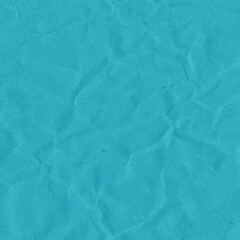 Blue vintage and old looking crumpled paper background. Retro cardboard texture. Grunge paper for drawing. Ancient book page. Present wrapping.