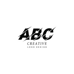 logo for company, letter abc, EPS 10
