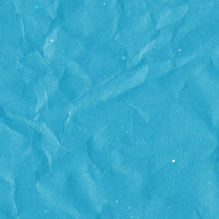 Blue vintage and old looking crumpled paper background. Retro cardboard texture. Grunge paper for drawing. Ancient book page. Present wrapping.