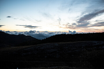 meeting the sunrise at the top of the mountain