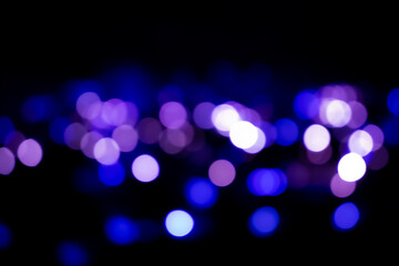 Bokeh Background Blurred Lights Defocused