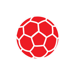 soccer ball icon vector symbol template