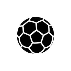 soccer ball icon vector symbol template