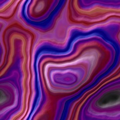 marble agate stony seamless pattern texture background - red orange blue purple pink color with smooth surface