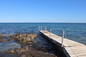 Pontile sull'Adriatico