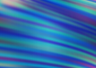 Light BLUE vector blurred bright pattern.