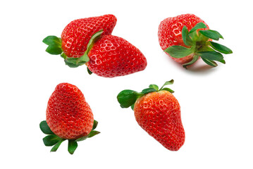 Strawberry. Fresh berries macro.