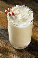 Homemade Frozen Vanilla Milkshake