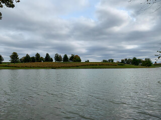 lake and clouds