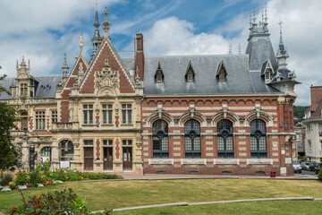 Fototapeta premium Palais Bénédictine in Fécamp