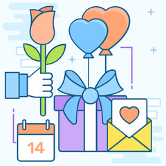 Obraz premium Valentines Day 