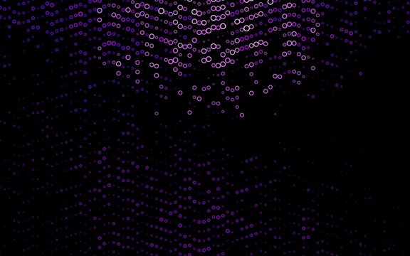 Dark Purple vector cover with spots. © Dmitry