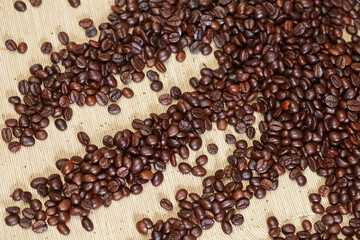 coffee beans on the table