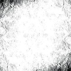 Rough black and white texture vector. Distressed overlay texture. Grunge background. Abstract textured effect. Vector Illustration. Black isolated on white background. EPS10