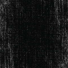 Naklejka na ściany i meble Vector fabric texture. Distressed texture of weaving fabric. Grunge background. Abstract halftone vector illustration. Overlay to create interesting effect and depth. Black isolated on white. EPS10.