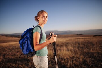Fototapeta premium Hiking.
