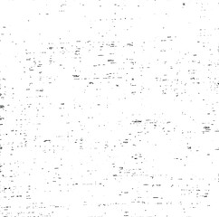 Abstract vector noise. Small particles of debris and dust. Distressed uneven background. Grunge texture overlay with fine grains isolated on white background. Vector illustration. EPS10.