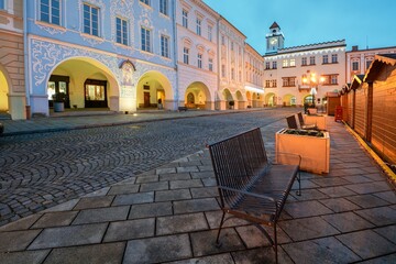  Novy Jicin. Christmas square. Czechia. Europe.