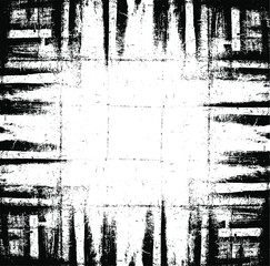 Scratched Frame. Grunge Urban Background Texture Vector. Dust Overlay. Distressed Grainy Grungy Framing Effect. Distressed Backdrop Vector Illustration. EPS 10.