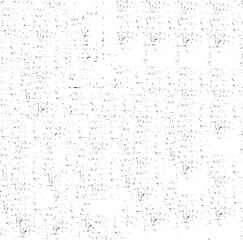 Abstract vector noise. Small particles of debris and dust. Distressed uneven background. Grunge texture overlay with fine grains isolated on white background. Vector illustration. EPS10.