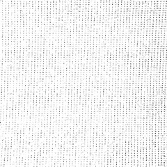 Vector fabric texture. Distressed texture of weaving fabric. Grunge background. Abstract halftone vector illustration. Overlay to create interesting effect and depth. Black isolated on white. EPS10.