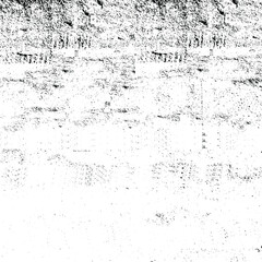 Obraz premium Rough black and white texture vector. Distressed overlay texture. Grunge background. Abstract textured effect. Vector Illustration. Black isolated on white background. EPS10