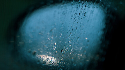 Blured photo of car mirror