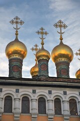 Fototapeta na wymiar Terem churches of Moscow Kremlin