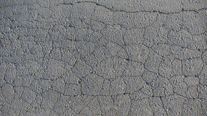 texture of cracked asphalt