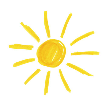 Child drawing of Sun