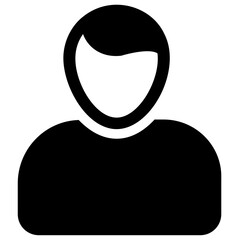 
A male avatar in business attire denting businessman 
