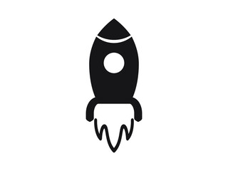 rocket icon vector illustration eps10