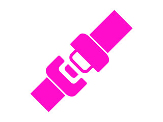 seat belt badge vector illustration eps10