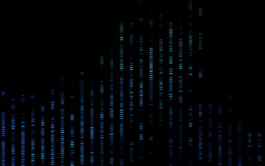 Dark BLUE vector template with repeated sticks.