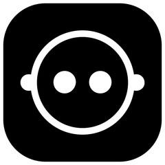 Fototapeta premium Socket connects an electrical device to an power supply 