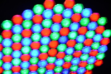 LED PAR Light background,Close up of LED lighting equipment, LED forstage professional lighting device colored. Led lights for disco.