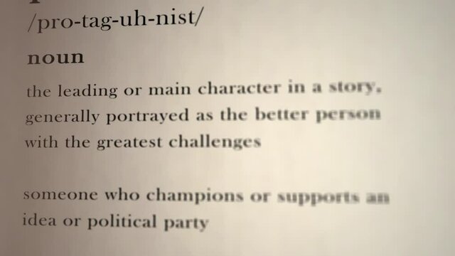 Protagonist Definition