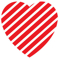 Fototapeta premium Love sign in blood color showing heart symbol icon 