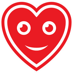 
Love sign in blood color showing heart symbol icon
