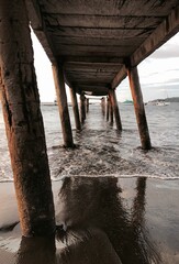 Old Pier on Beach