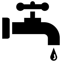 
Water Tap icon design, Water supply concept 
