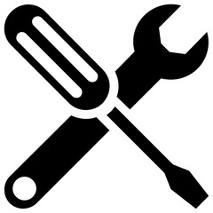 
An adjustable wrench used for pipe fitting, plumbing tool icon 
