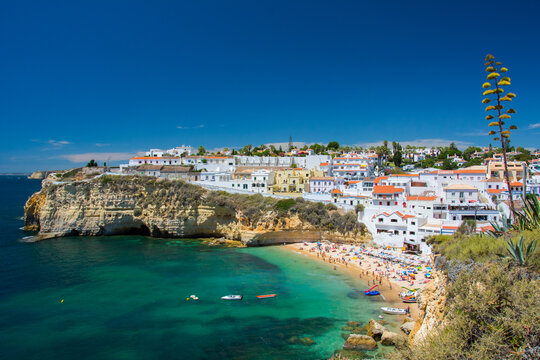 Coast of the Atlantic Ocean in Portugal.