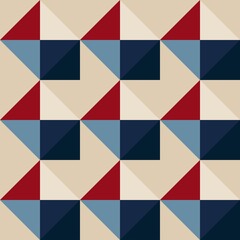 Abstract seamless geometric pattern. Vector design. fabric pattern usa color style .
