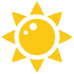 

Flower like sun with thin and thick rays giving the symbol of mayan sun 
