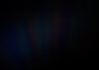 Dark Black vector bokeh and colorful pattern.