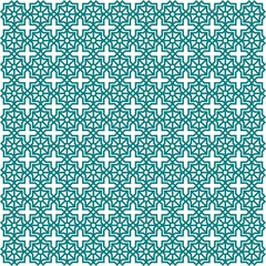 Seamless pattern in authentic arabian style. Vector illustration