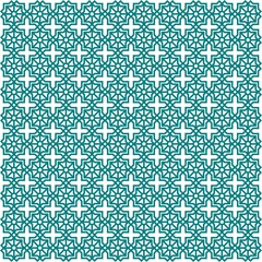 Seamless pattern in authentic arabian style. Vector illustration