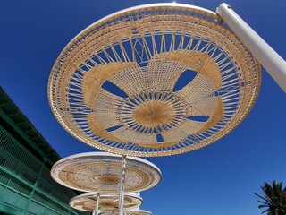 wheel of the world - makramee knüpftechnik als Sonnenschutz - schöne Muster