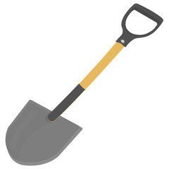 
An edging and planting spade, construction tool
